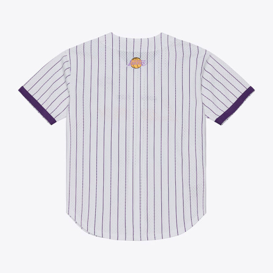 Mitchell & Ness Ανδρικό Baseball Jersey NBA Head Coach striped mesh button shirt